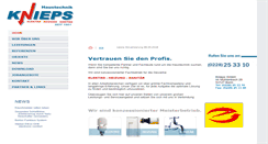 Desktop Screenshot of haustechnik-knieps.de